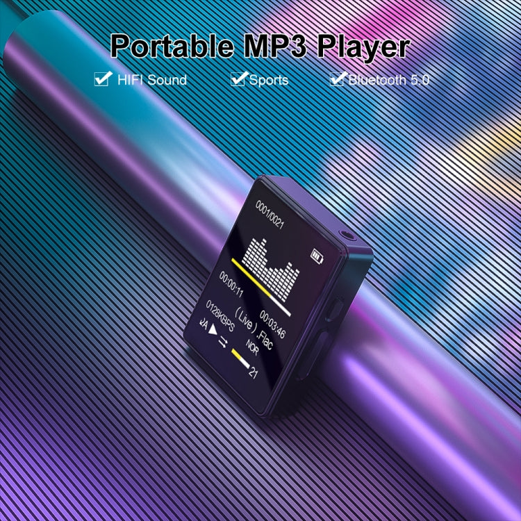 MP3 Music Player Bluetooth 5.0 Ebook Recorder MP4 Walkman Without Memory Card(Black) - MP3 Player by PMC Jewellery | Online Shopping South Africa | PMC Jewellery