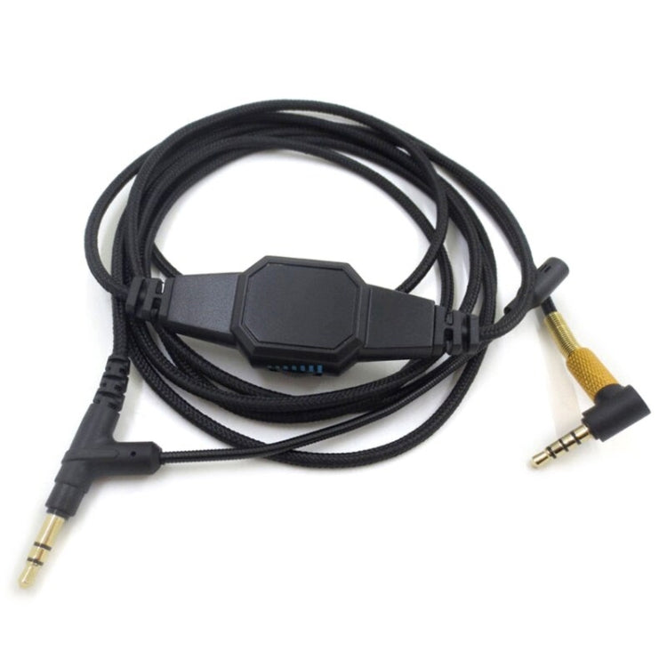 2m For Boom Microphone V-MODA Computer Gaming Headphone Cable(Gold Plug) - Headset Accessories by PMC Jewellery | Online Shopping South Africa | PMC Jewellery | Buy Now Pay Later Mobicred