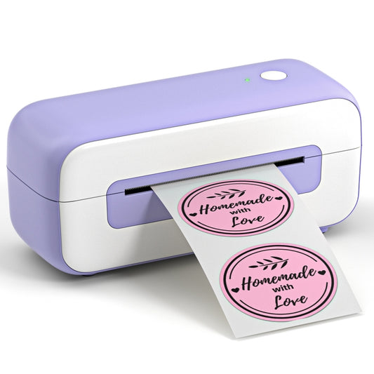 Phomemo PM246S Address Label Printer Thermal Paper Express E-Manifest Printer, Size: EU(Purple) - Printer by Phomemo | Online Shopping South Africa | PMC Jewellery | Buy Now Pay Later Mobicred