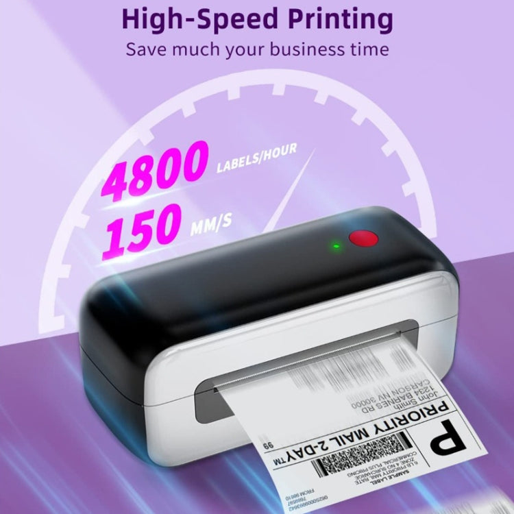 Phomemo PM246S Address Label Printer Thermal Paper Express E-Manifest Printer, Size: US(White) - Printer by Phomemo | Online Shopping South Africa | PMC Jewellery | Buy Now Pay Later Mobicred