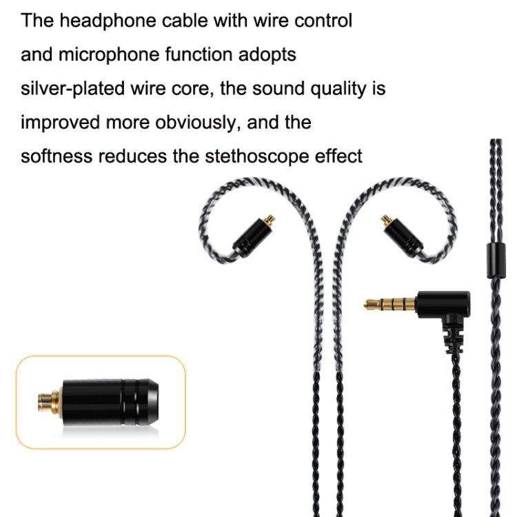 For A2DC Interface Headphone Cable With Microphone Upgrade Cable - Headset Accessories by PMC Jewellery | Online Shopping South Africa | PMC Jewellery | Buy Now Pay Later Mobicred