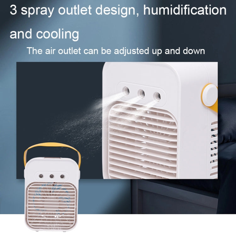 Mini Desktop Air Conditioner Fan Household Spray Humidification Air Cooler(White) - Electric Fans by PMC Jewellery | Online Shopping South Africa | PMC Jewellery | Buy Now Pay Later Mobicred