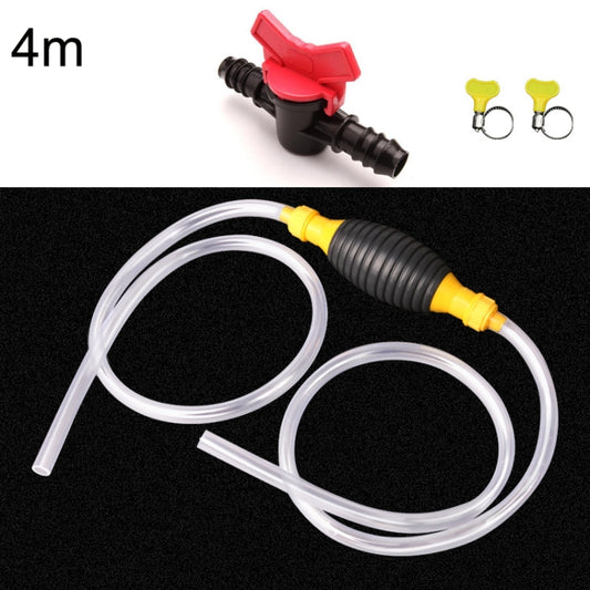 4m With Switch Car Motorcycle Oil Barrel Manual Oil Pump Self-Priming Large Flow Oil Suction - oil tank tubes & oil pumps by PMC Jewellery | Online Shopping South Africa | PMC Jewellery | Buy Now Pay Later Mobicred