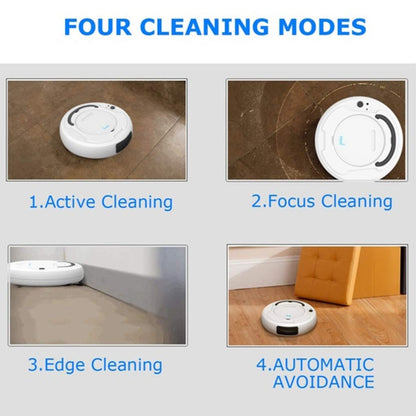 3-in-1 1800pa Smart Cleaning Robot Rechargeable Auto Robotic Vacuum Dry Wet Mopping Cleaner(Gray) - Robot Vacuum Cleaner by PMC Jewellery | Online Shopping South Africa | PMC Jewellery | Buy Now Pay Later Mobicred