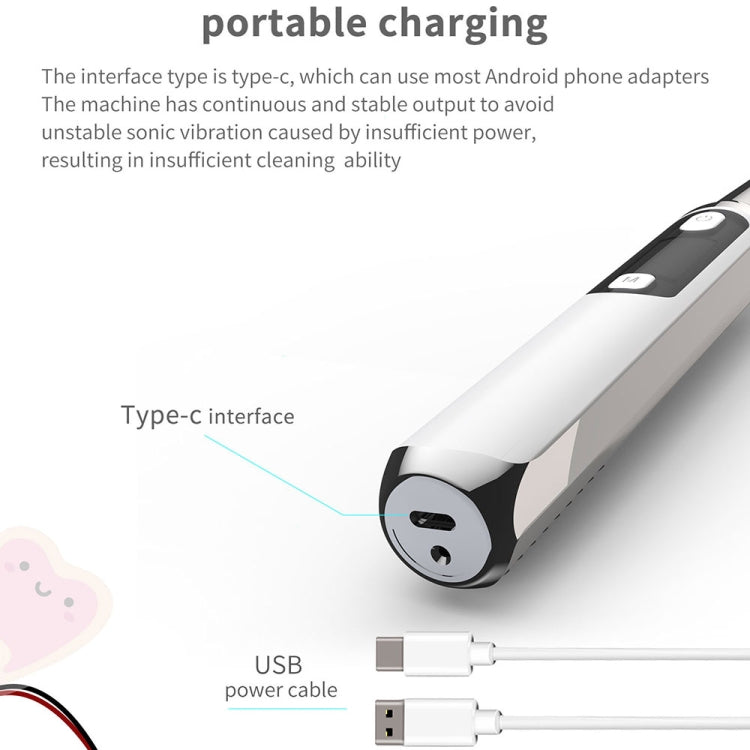 Ultrasonic Scaler Household Electric Dental Cleaner Tooth Scaling Machine(Enjoyment Version) - Oral Irrigators by PMC Jewellery | Online Shopping South Africa | PMC Jewellery | Buy Now Pay Later Mobicred