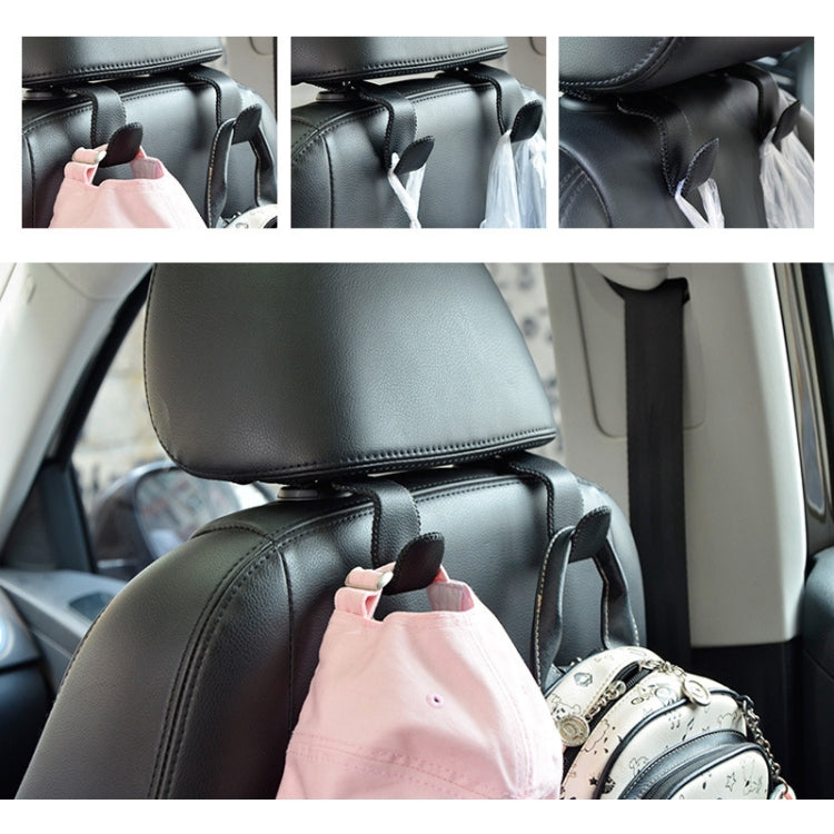 Car Hidden Multi-function Seat Back Seat Small Hook(Black) - Auto Fastener & Clips by PMC Jewellery | Online Shopping South Africa | PMC Jewellery | Buy Now Pay Later Mobicred