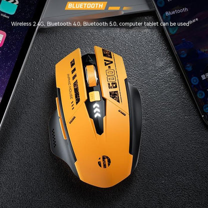 Inphic A9 Bluetooth 3 Mode Mouse Silent Charging Mechanical Feel Wireless Mouse - Wireless Mice by Inphic | Online Shopping South Africa | PMC Jewellery