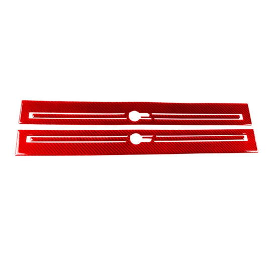 For Jaguar F-TYPE 2013+ Left And Right Drive Universal Door Sill Decorative Sticker(Red) - Car Interior Mouldings by PMC Jewellery | Online Shopping South Africa | PMC Jewellery | Buy Now Pay Later Mobicred