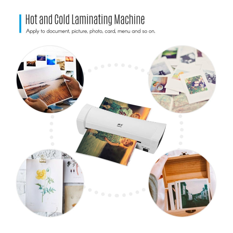 Osmile SL200 A4 Photo Cold and Hot Laminating Machine 340mm/min Speed AU Plug - Photo Film Covering Machine by Osmile | Online Shopping South Africa | PMC Jewellery | Buy Now Pay Later Mobicred