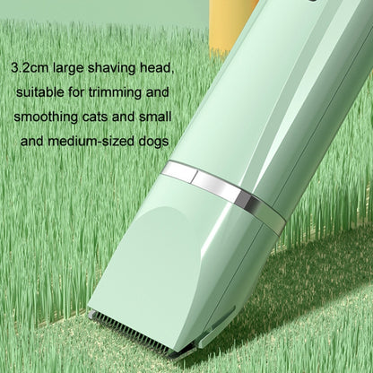 Pet Shaver Cat Dog Paw Hair Clipper Electric Fader, Color: 4 in 1 Green - Electric Clipper by PMC Jewellery | Online Shopping South Africa | PMC Jewellery