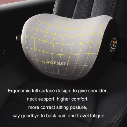 Car Memory Foam Neck Pillow Seat Spine Pillow, Color: Gray Lumbar Support - Seat Accessories by PMC Jewellery | Online Shopping South Africa | PMC Jewellery | Buy Now Pay Later Mobicred