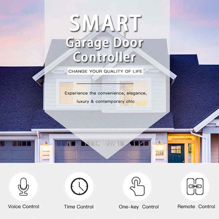 Tuya APP Remote Control WIFI Smart Garage Door Controller, Specification: US Plug - Smart Switch by Tuya | Online Shopping South Africa | PMC Jewellery | Buy Now Pay Later Mobicred