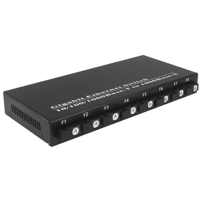 8 Fiber Port+2 Lan Port 1000Mbps Fiber Transceiver - Fiber Receiver by PMC Jewellery | Online Shopping South Africa | PMC Jewellery | Buy Now Pay Later Mobicred