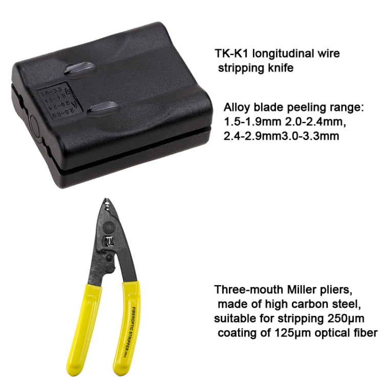 YH-G10  10-in-1 Fiber Optic Tool Kit TK-S6 Cable Knife and Stripping Kit - Lan Cable and Tools by PMC Jewellery | Online Shopping South Africa | PMC Jewellery | Buy Now Pay Later Mobicred