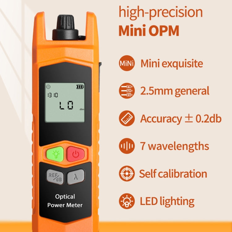 2-in-1 10-30mW Fiber Optic Red Light Pen + Optical Power Meter (-70+6dBm) Set - Fiber Optic Test Pen by PMC Jewellery | Online Shopping South Africa | PMC Jewellery | Buy Now Pay Later Mobicred