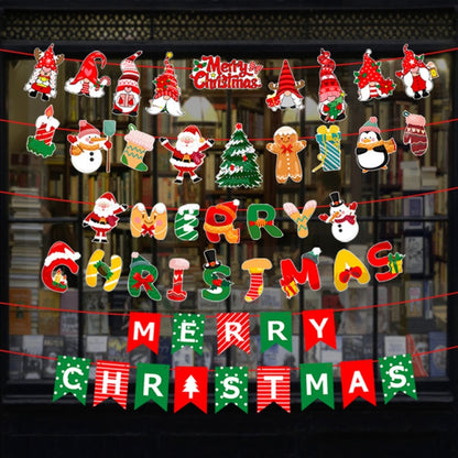 Christmas Alphabet Pull Flag Holiday Party Venue Decoration, Model: HL025 - Ornaments by PMC Jewellery | Online Shopping South Africa | PMC Jewellery
