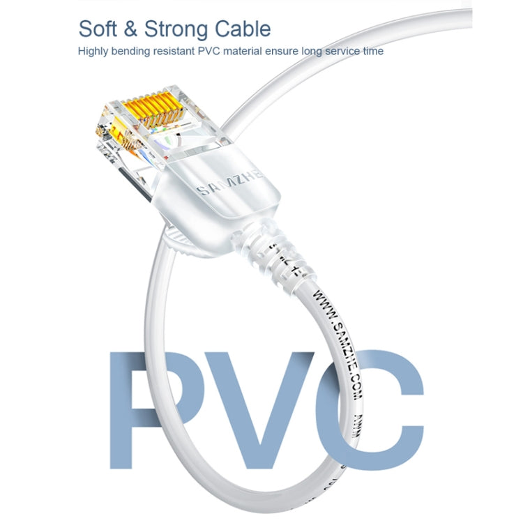 SAMZHE Cat6A Ethernet Cable UTP Network Patch Cable 10m(Black) - Lan Cable and Tools by SAMZHE | Online Shopping South Africa | PMC Jewellery | Buy Now Pay Later Mobicred