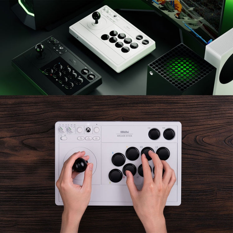 8Bitdo Wireless 2.4G Arcade Stick For Xbox Series X / S / Xbox One / Windows 10(Black) - Gamepad by 8BitDo | Online Shopping South Africa | PMC Jewellery