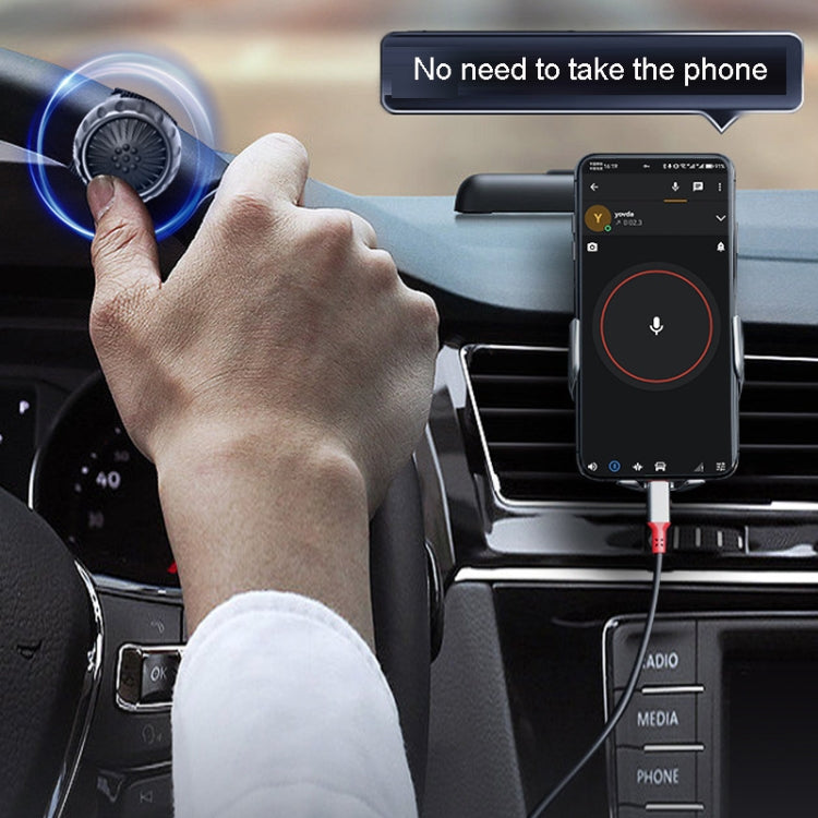 For ZELLO Wireless Bluetooth Push Button Car Riding Transmitter(Black) - Bluetooth Car Kits by PMC Jewellery | Online Shopping South Africa | PMC Jewellery