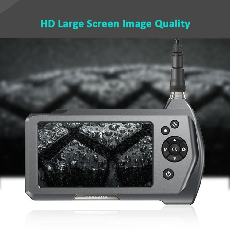 TESLONG NTS450A 4.5-inch Screen Industrial Handheld Endoscope with Light, Speci: 7.6mm Lens -1m -  by TESLONG | Online Shopping South Africa | PMC Jewellery | Buy Now Pay Later Mobicred