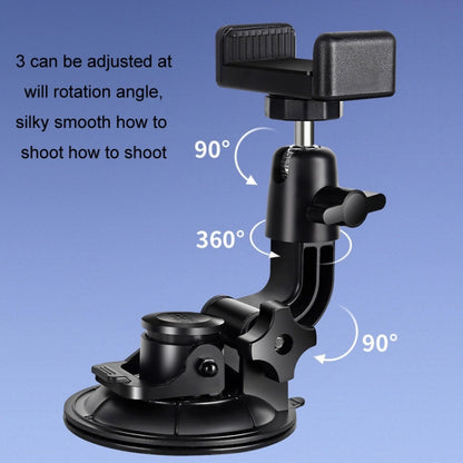 Car Suction Cup Mobile Phone Navigation Live Broadcast Shooting Bracket, Specification: Without Bluetooth - Car Holders by PMC Jewellery | Online Shopping South Africa | PMC Jewellery | Buy Now Pay Later Mobicred