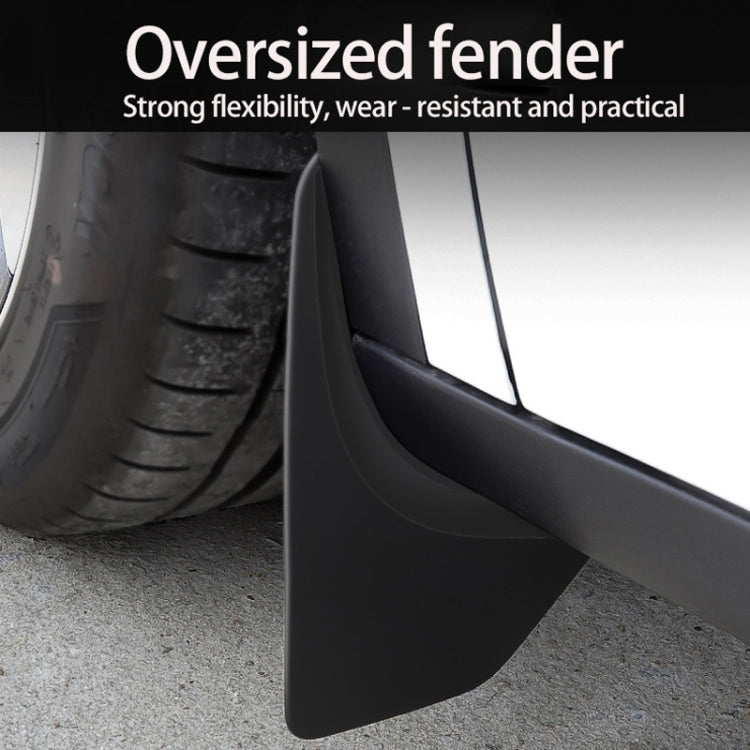 For Tesla Model 3 4pcs /Set Splash Guards Matte Fender No Drilling Required Upgraded PP Material - Mudguards by PMC Jewellery | Online Shopping South Africa | PMC Jewellery | Buy Now Pay Later Mobicred