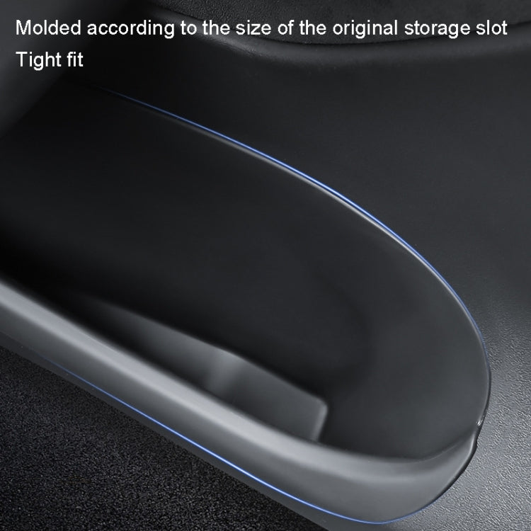 2pcs /Set For Tesla Model 3 Front Door Car Door Storage Box Storage Accessories - Stowing Tidying by PMC Jewellery | Online Shopping South Africa | PMC Jewellery | Buy Now Pay Later Mobicred