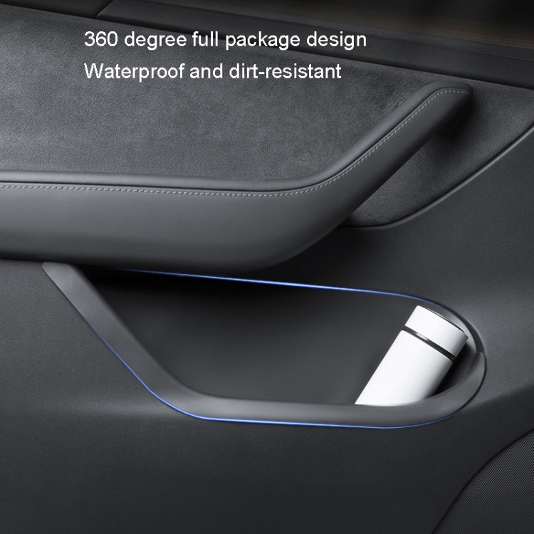 2pcs /Set For Tesla Model Y Rear Door Car Door Storage Box Storage Accessories - Stowing Tidying by PMC Jewellery | Online Shopping South Africa | PMC Jewellery | Buy Now Pay Later Mobicred