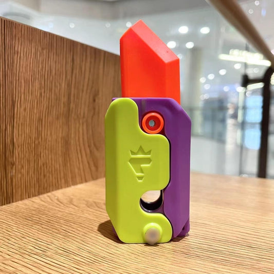 Radish Knife 3D Gravity Decompress Toy, Color Random Delivery, Style: Eraser Model - Fidget Cube by PMC Jewellery | Online Shopping South Africa | PMC Jewellery