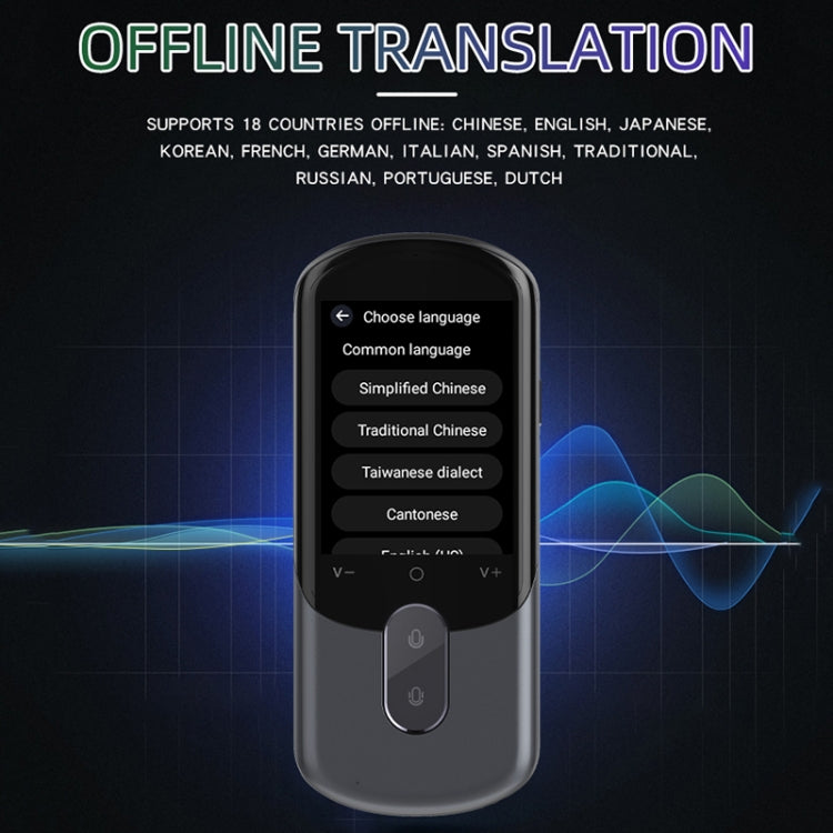 2.88-inch HD Screen WiFi Translator 139 Languages Voice Translator Photo Recording Translator Pen(Dark Gray) -  by PMC Jewellery | Online Shopping South Africa | PMC Jewellery | Buy Now Pay Later Mobicred