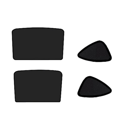 4pcs /Set For Tesla Model Y Ice Crystal Sunshade Car Roof Front And Rear Sunroof Shade(Black) - Window Foils & Solar Protection by PMC Jewellery | Online Shopping South Africa | PMC Jewellery | Buy Now Pay Later Mobicred