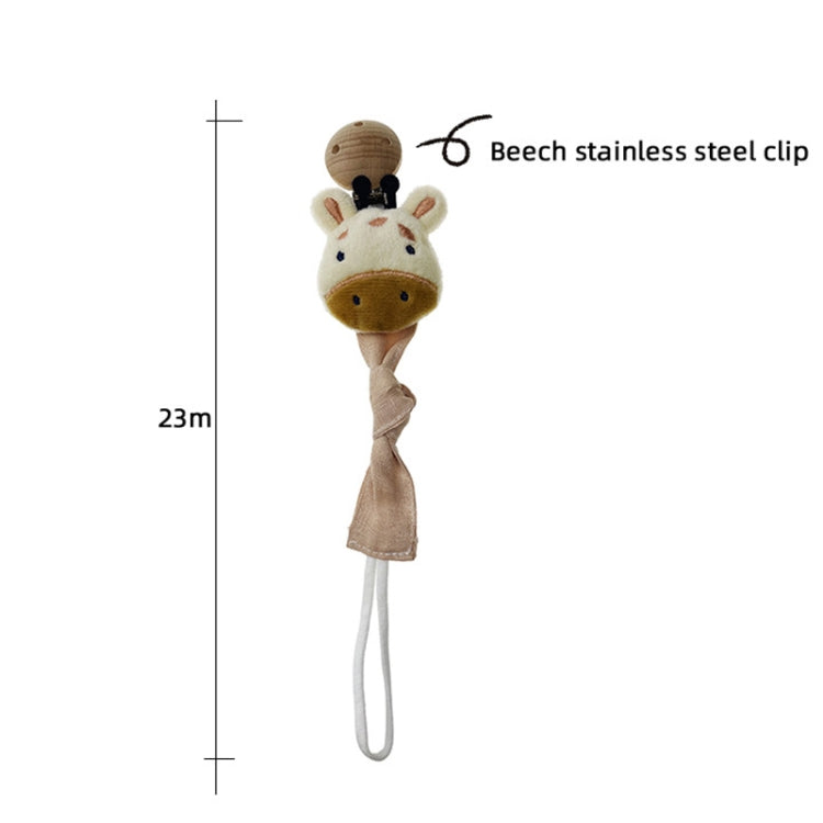 Animal Head Pacifier Chain Newborn Pacifier Clip, Style: Bears - Cups & Silicone Nipple by PMC Jewellery | Online Shopping South Africa | PMC Jewellery | Buy Now Pay Later Mobicred