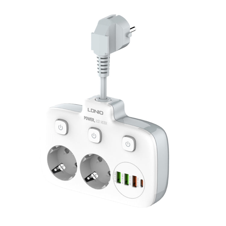 LDNIO Without Wire Adapter Plug Board Converter, Specification: EU Plug Hole - Extension Socket by LDNIO | Online Shopping South Africa | PMC Jewellery | Buy Now Pay Later Mobicred