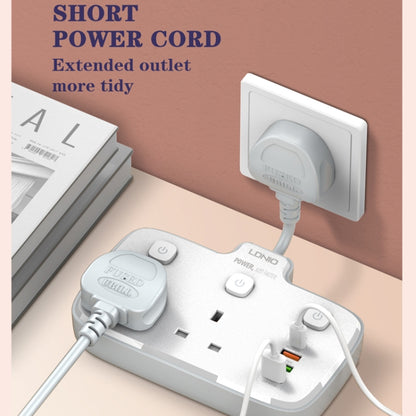 LDNIO Without Wire Adapter Plug Board Converter, Specification: Universal Hole EU Plug - Extension Socket by LDNIO | Online Shopping South Africa | PMC Jewellery | Buy Now Pay Later Mobicred