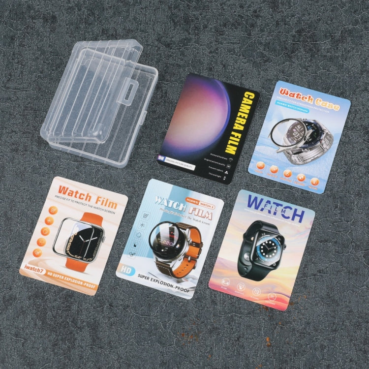 100pcs /Pack Luggage Shape Packaging Box PVC Transparent Package Box For Watch Case Lens Film, Spec: 16 -  by PMC Jewellery | Online Shopping South Africa | PMC Jewellery | Buy Now Pay Later Mobicred