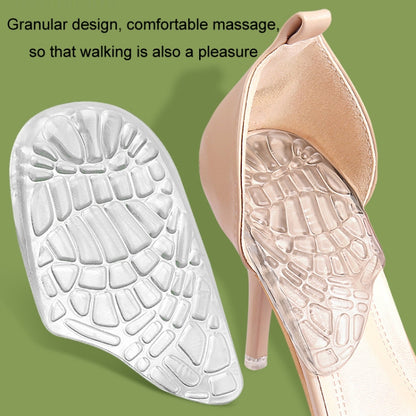 GEL Particle Shock-absorbing Anti-wear Foot Massage Soft Heel Pad, Color: Transparent - Other Accessories by PMC Jewellery | Online Shopping South Africa | PMC Jewellery