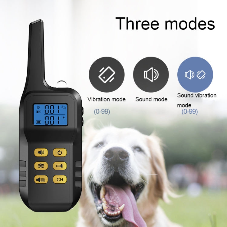 Dog Training Device Automatic Bark Stopper Dog Training Electronic Collar, Style: For-Two-Dog(Yellow) - Training Aids by PMC Jewellery | Online Shopping South Africa | PMC Jewellery | Buy Now Pay Later Mobicred