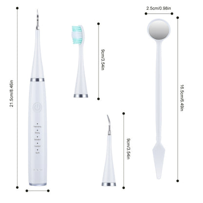 Electric Dental Scaler Accessories Replacement Head, Color: 5pcs Toothbrush Head White - Replacement Brush Heads by PMC Jewellery | Online Shopping South Africa | PMC Jewellery | Buy Now Pay Later Mobicred