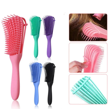 Hair Smoothing Breathable Octopus Comb Adjustable Massage Comb(Pink) - Combs by PMC Jewellery | Online Shopping South Africa | PMC Jewellery