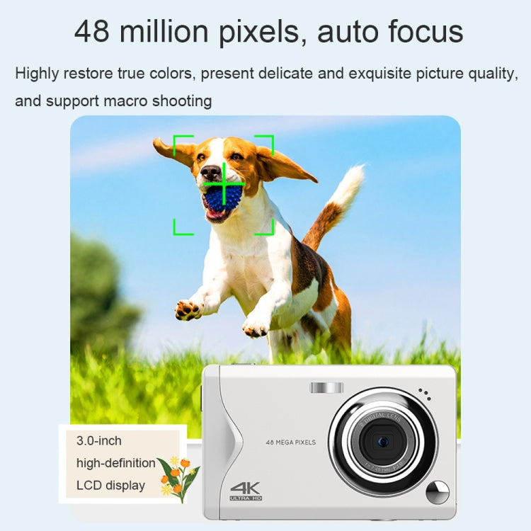 4K HD 3.0-Inch IPS Screen Autofocus HD Digital Camera(Black) - Children Cameras by PMC Jewellery | Online Shopping South Africa | PMC Jewellery | Buy Now Pay Later Mobicred