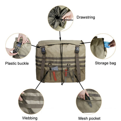 Outdoor Camping Off-road Vehicle Spare Tire Tool Miscellaneous Storage Bag, Color: Khaki - Stowing Tidying by PMC Jewellery | Online Shopping South Africa | PMC Jewellery | Buy Now Pay Later Mobicred