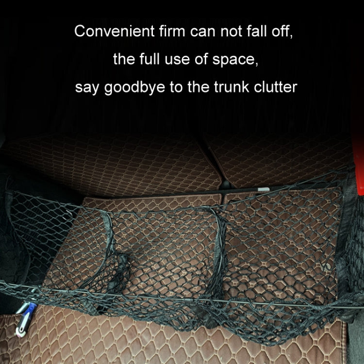 Pickup Truck Three-dimensional Net Bag Off-road Vehicle Trunk Luggage Net Bag, Size: 90x30cm(Four Pocket) - Stowing Tidying by PMC Jewellery | Online Shopping South Africa | PMC Jewellery | Buy Now Pay Later Mobicred