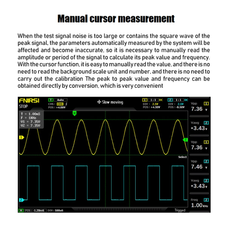 FNIRSI 2 In 1 Dual-Channel 100M Bandwidth Digital Oscilloscope 1GS Sampling Signal Generator, EU Plug 1014D +P4100 Probe - Digital Multimeter by FNIRSI | Online Shopping South Africa | PMC Jewellery | Buy Now Pay Later Mobicred