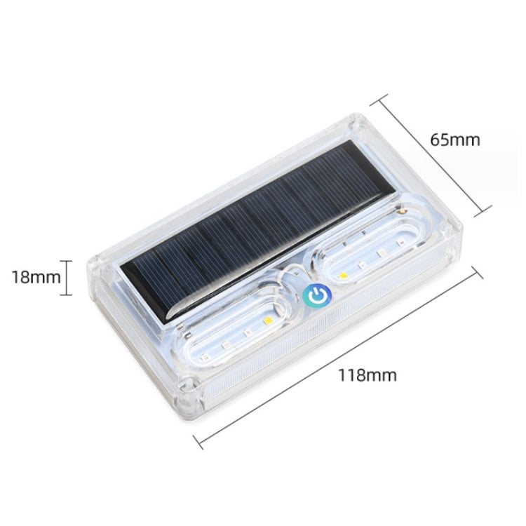 Car Solar Warning Light Anti-rear Collision LED Tail Light(Double-sided Glue) - Warning Lights by PMC Jewellery | Online Shopping South Africa | PMC Jewellery | Buy Now Pay Later Mobicred