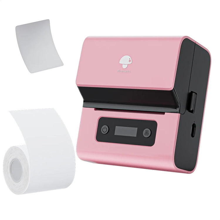 Phomemo M221 Thermal Wireless Label Printer Barcode Bluetooth Label Maker(Pink) - Printer by Phomemo | Online Shopping South Africa | PMC Jewellery | Buy Now Pay Later Mobicred