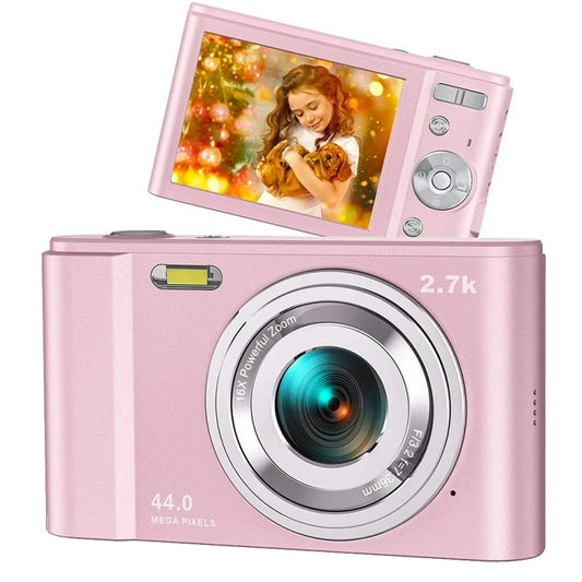 2.4-inch TFT Color Screen HD Digital Camera Portable Travel 8X Zoom Smart Camera(Pink Standard) - Children Cameras by PMC Jewellery | Online Shopping South Africa | PMC Jewellery