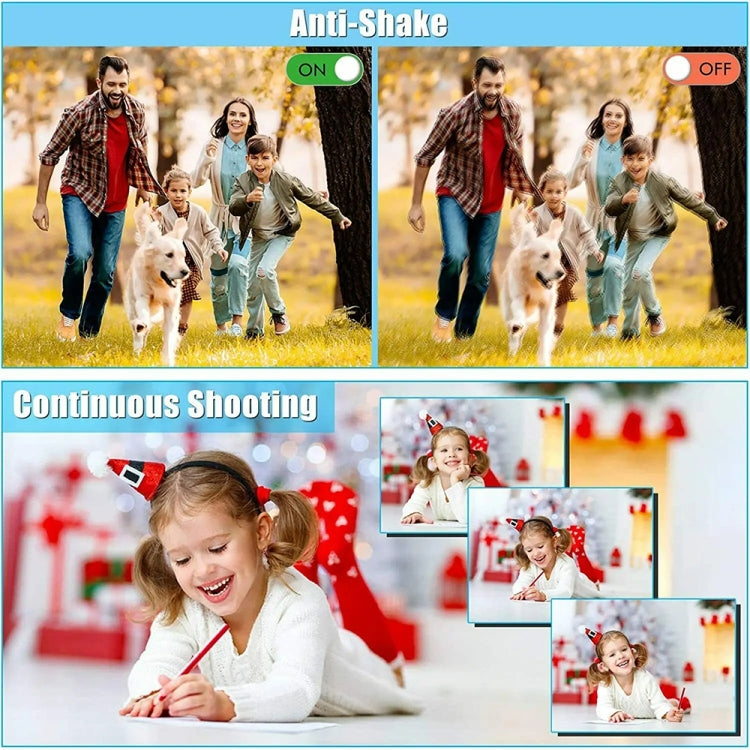 2.4-inch TFT Color Screen HD Digital Camera Portable Travel 8X Zoom Smart Camera(Silver Standard) - Children Cameras by PMC Jewellery | Online Shopping South Africa | PMC Jewellery | Buy Now Pay Later Mobicred