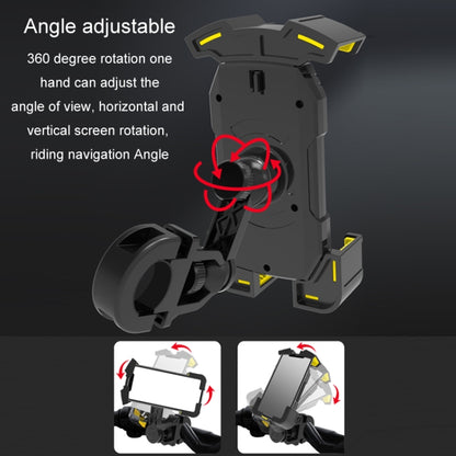 Shockproof Navigation Bracket for Motorcycle and Bicycle Mobile Phone, Random Color Delivery, Style: 2393J4 - Holder by PMC Jewellery | Online Shopping South Africa | PMC Jewellery | Buy Now Pay Later Mobicred