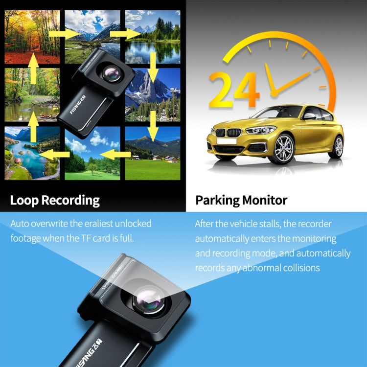 FISANG 2K HD Night Vision Car Single Recording Wireless WIFI Car Driving Recorder(M8Pro) - Car DVRs by FISANG | Online Shopping South Africa | PMC Jewellery | Buy Now Pay Later Mobicred