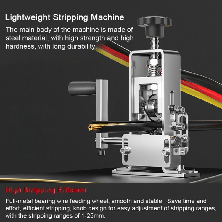 Household Hand-Cranked Small Stripping Machine Waste Wire And Cable Stripping Tool, Style: Peeling Machine - Pliers by PMC Jewellery | Online Shopping South Africa | PMC Jewellery